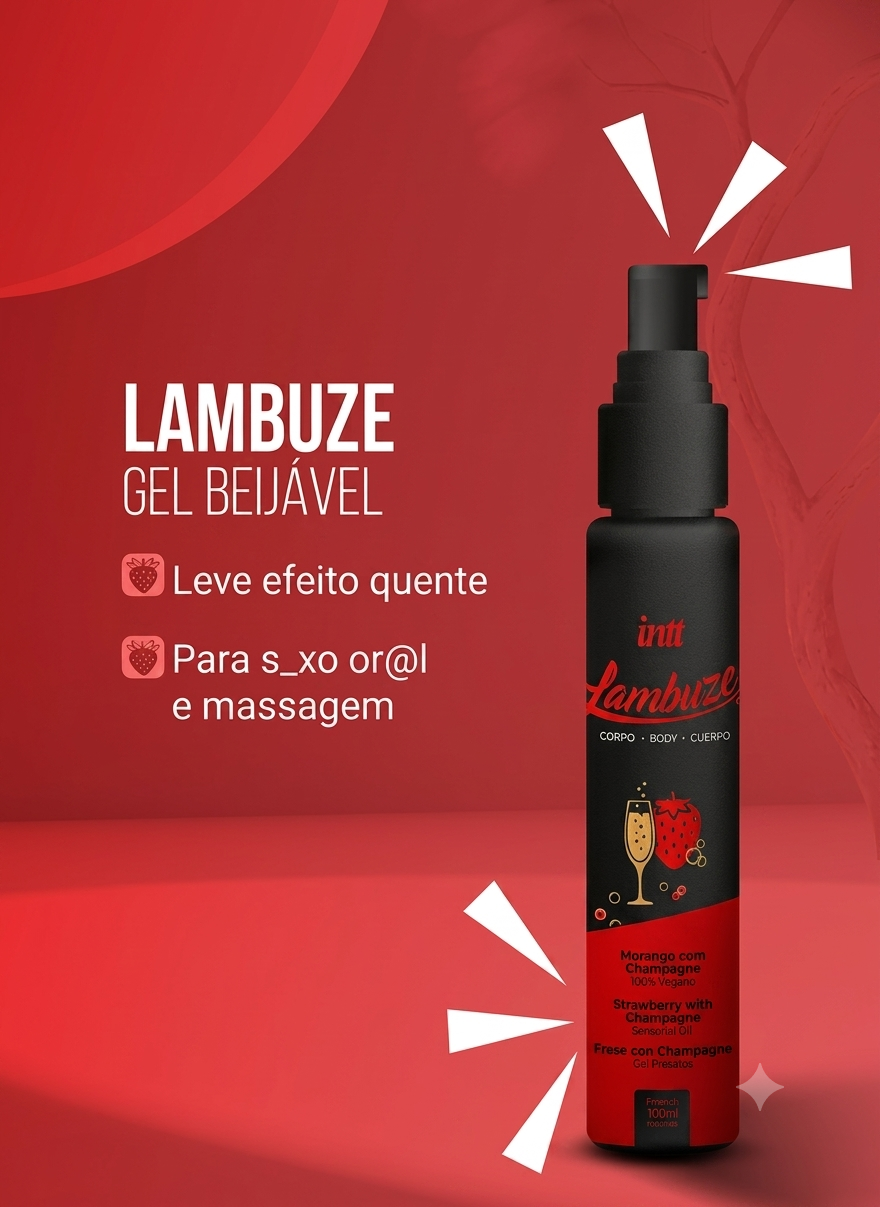 Lambuze Morango com Champagne
